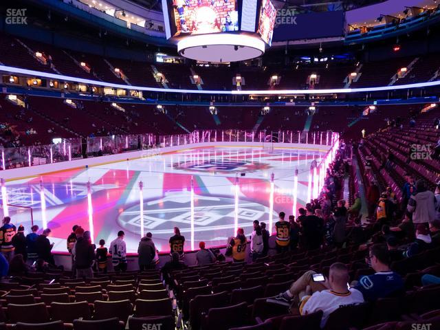 Rogers Arena - Section 110 Seat View