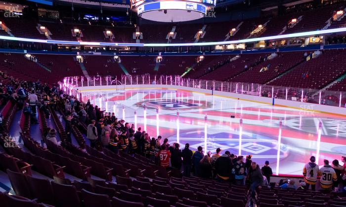 Rogers Arena - Section 114 Seat View