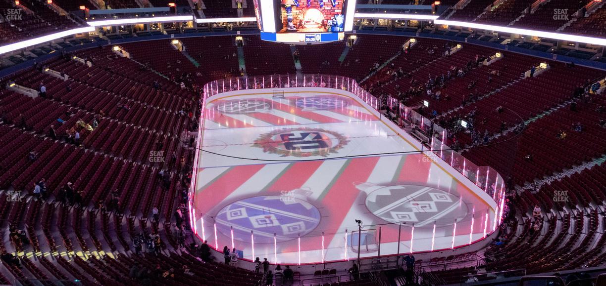 Rogers Arena - Section 302 Seat View