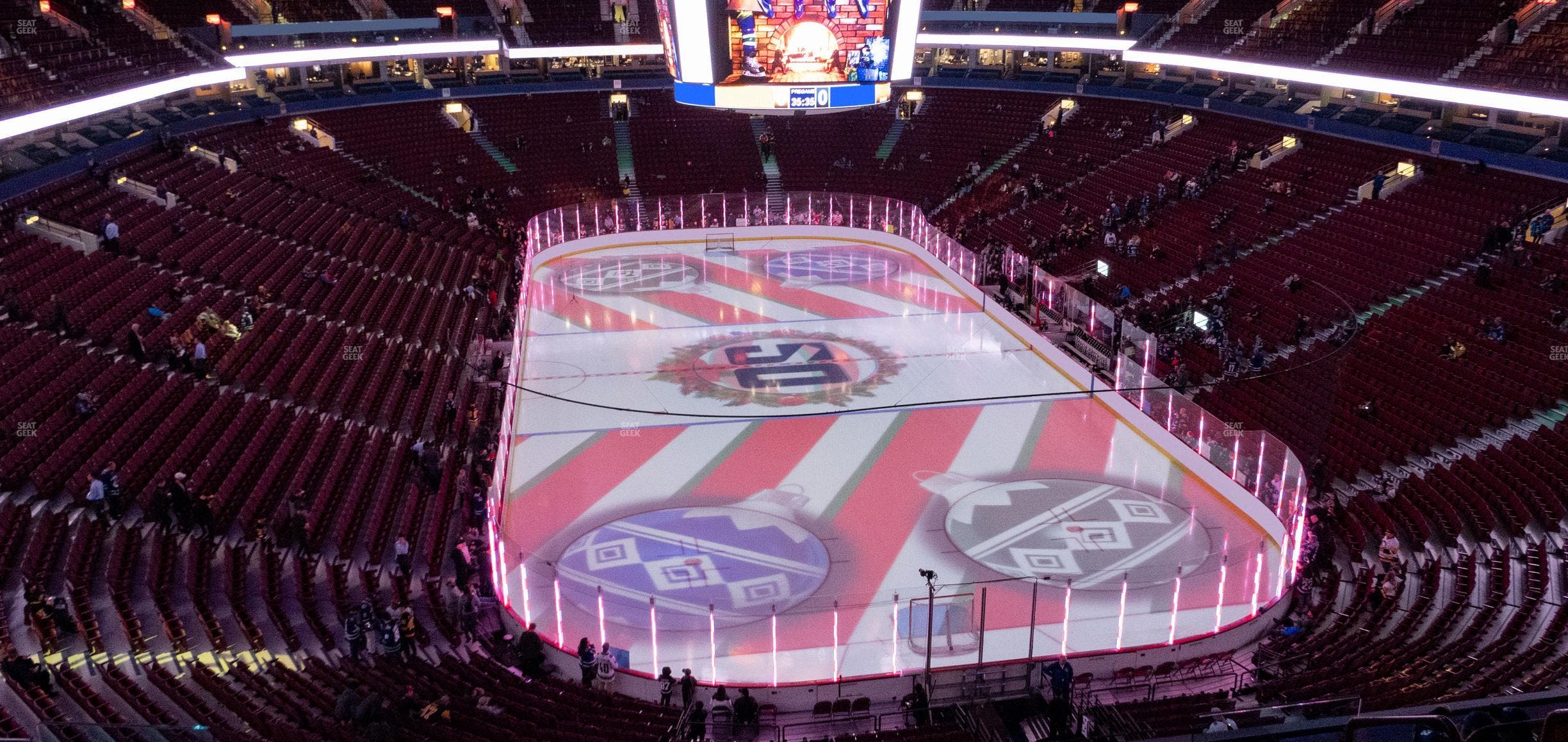 Rogers Arena - Section 302 Seat View