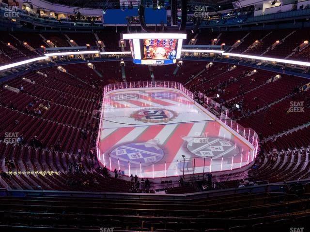 Rogers Arena - Section 302 Seat View