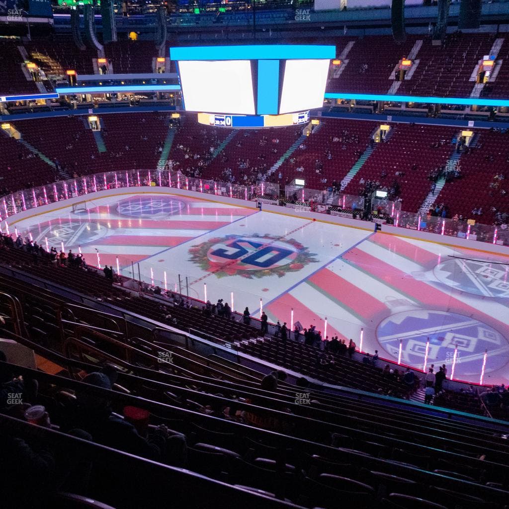 Rogers Arena - Section 306 Seat View