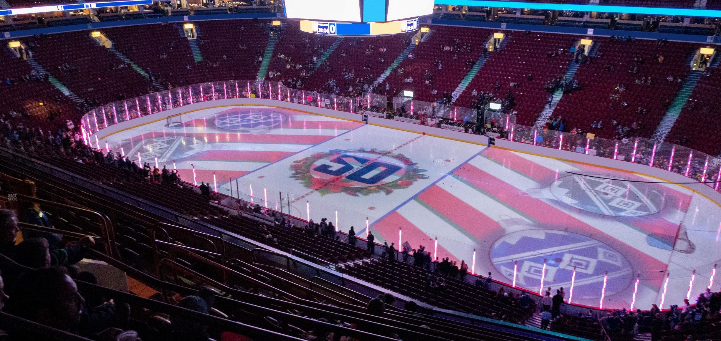 Rogers Arena - Section 306 Seat View