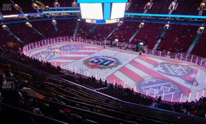 Rogers Arena - Section 306 Seat View