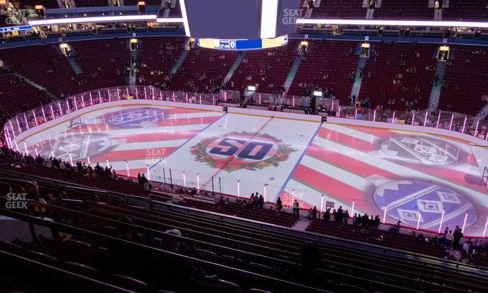 Rogers Arena - Section 307 Seat View