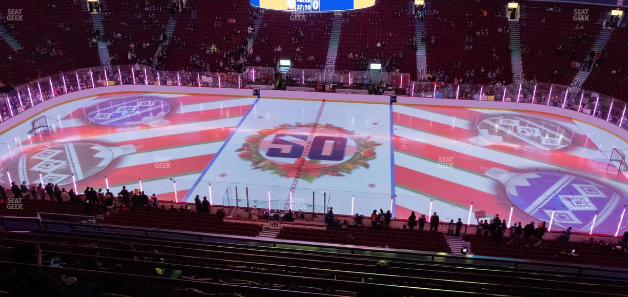 Rogers Arena - Section 308 Seat View