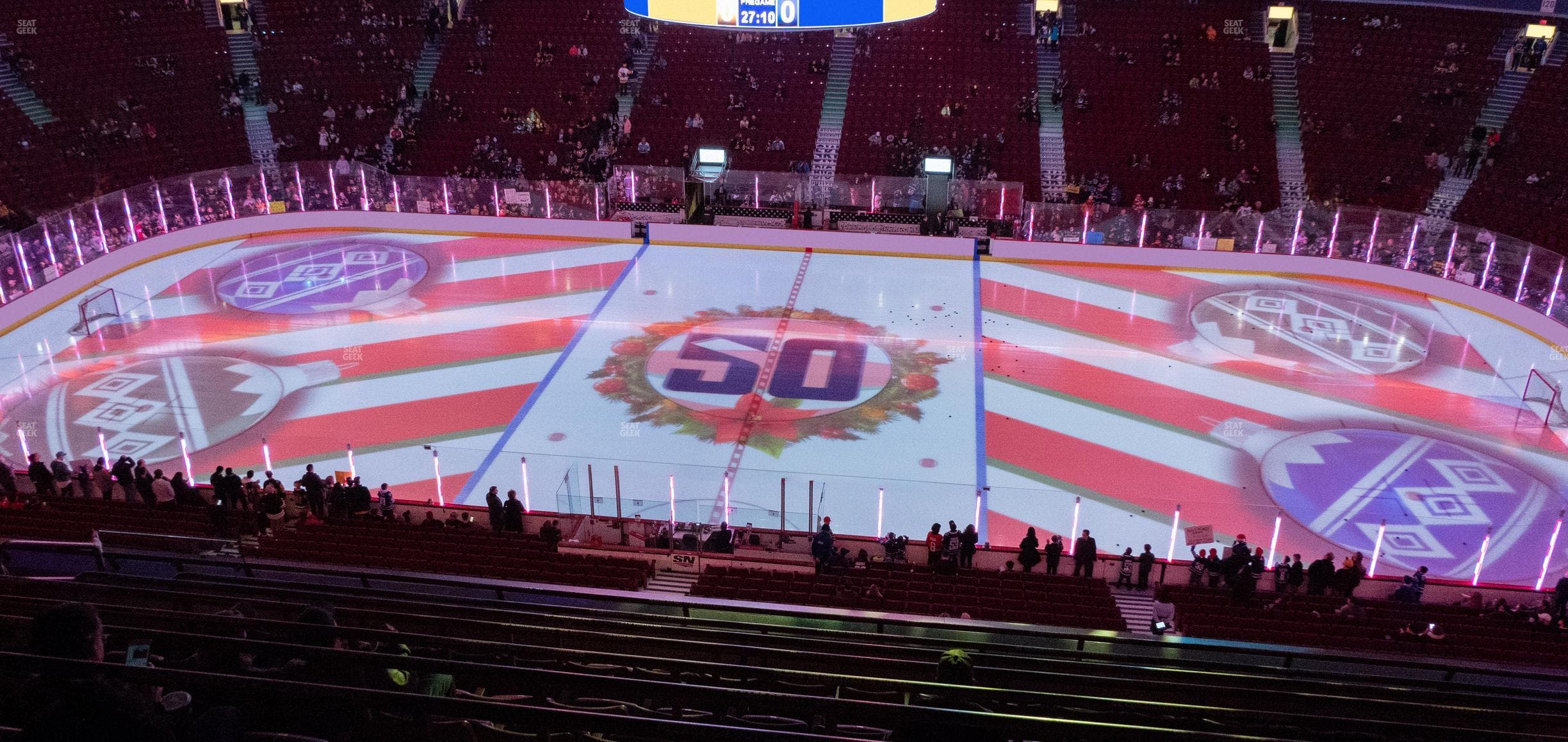 Rogers Arena - Section 308 Seat View