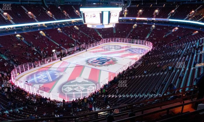 Rogers Arena - Section 313 Seat View