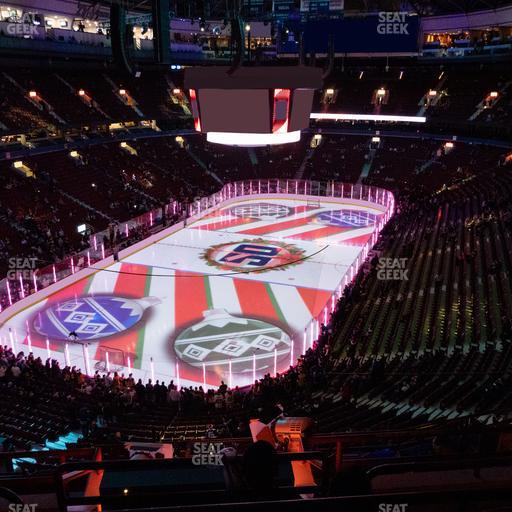 Rogers Arena - Section 314 Seat View