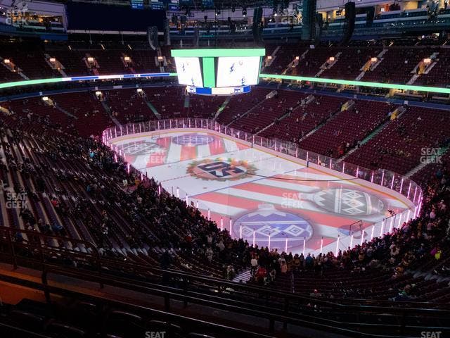 Rogers Arena - Section 319 Seat View