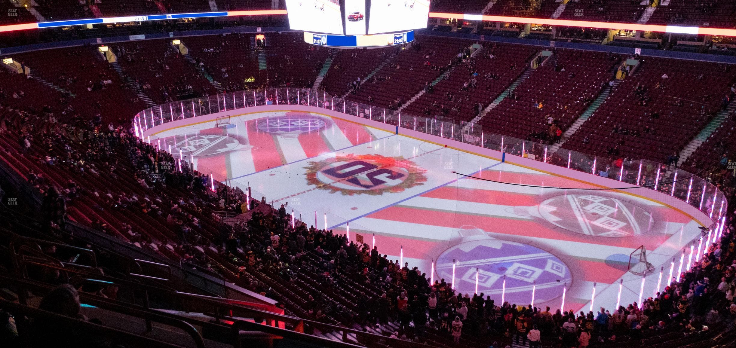 Rogers Arena - Section 320 Seat View