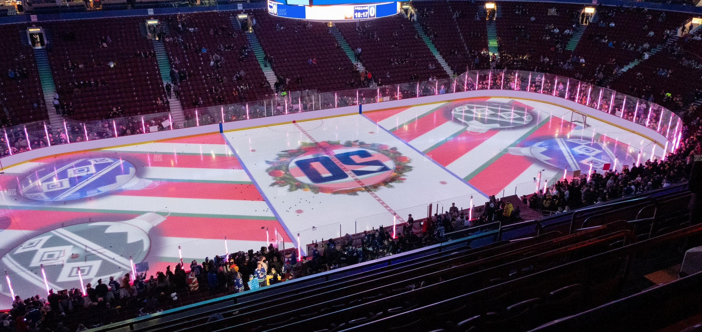 Rogers Arena - Section 325 Seat View