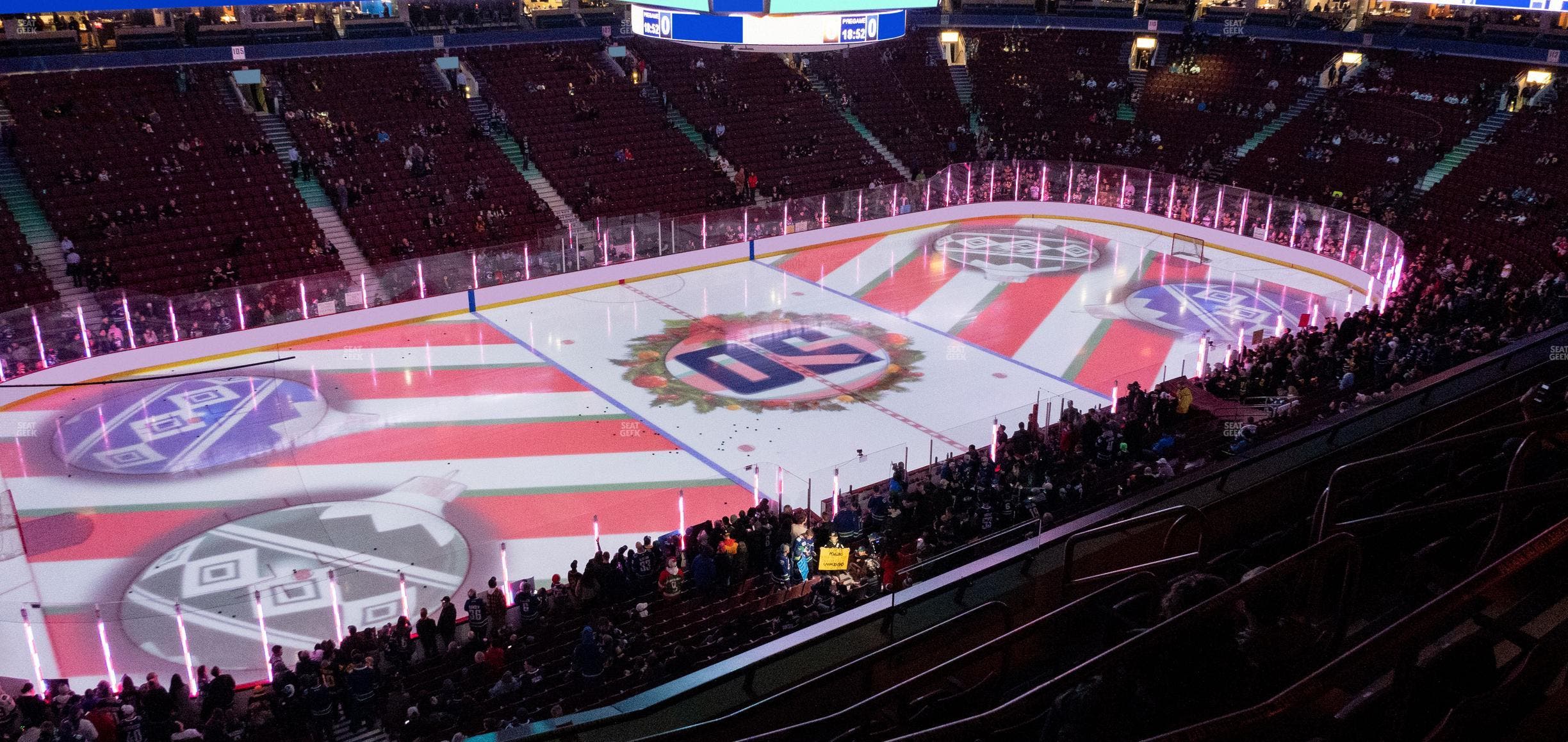 Rogers Arena - Section 326 Seat View