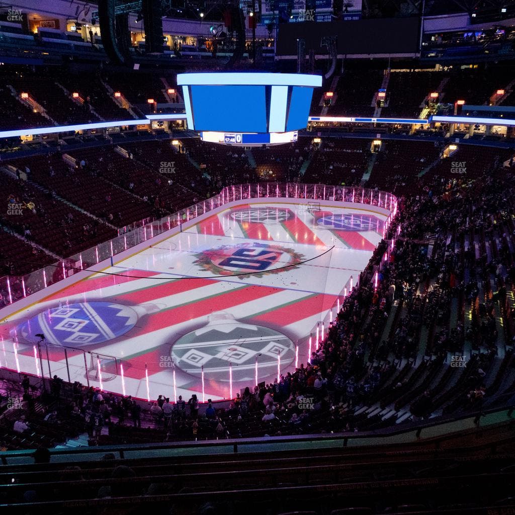 Rogers Arena - Section 329 Seat View