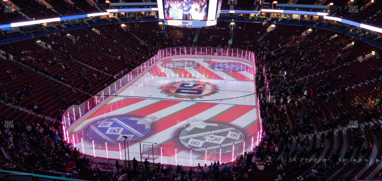 Rogers Arena - Section 330 Seat View