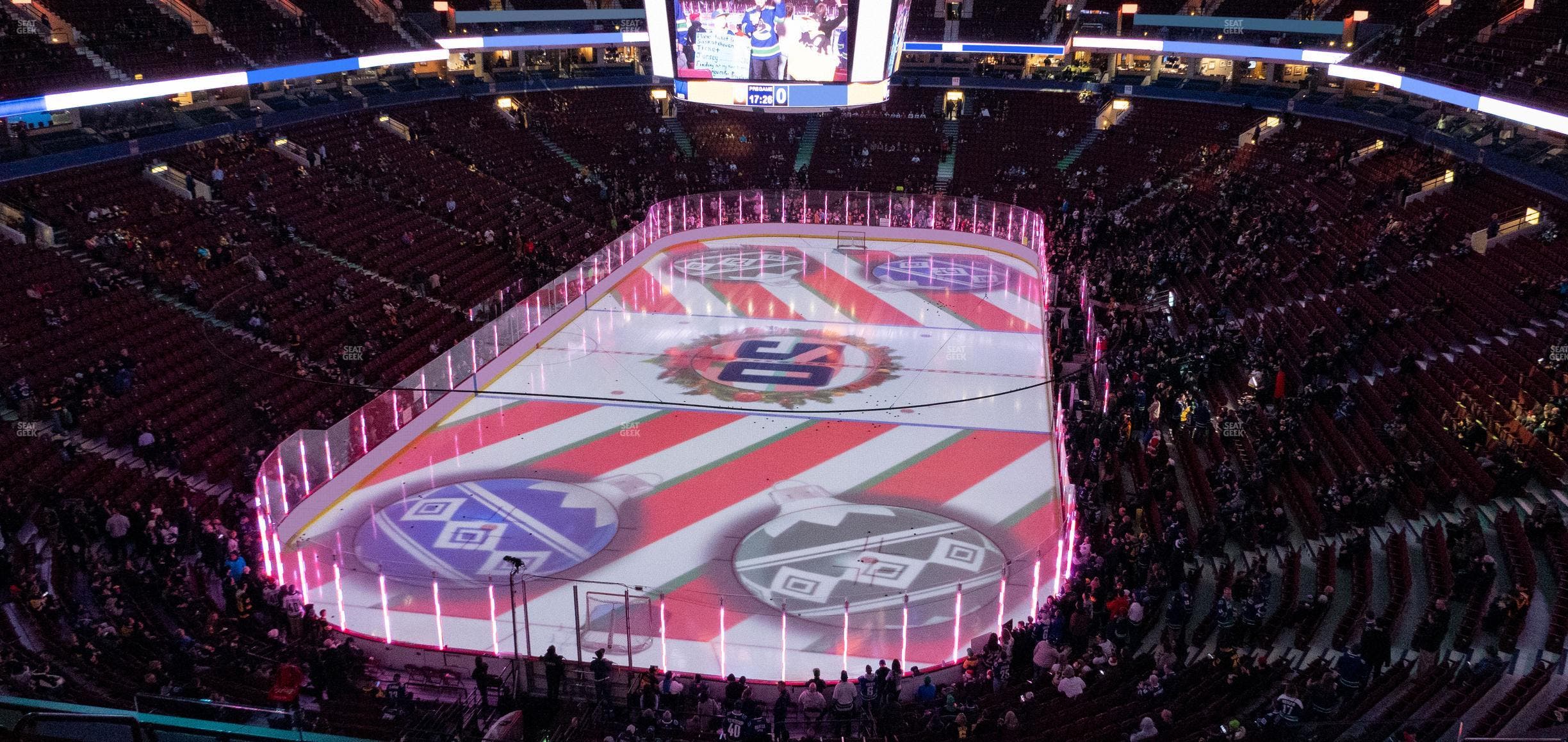 Rogers Arena - Section 330 Seat View