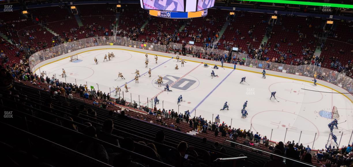 Rogers Arena - Section 406 Seat View