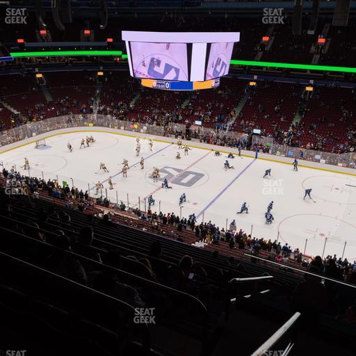 Rogers Arena - Section 406 Seat View