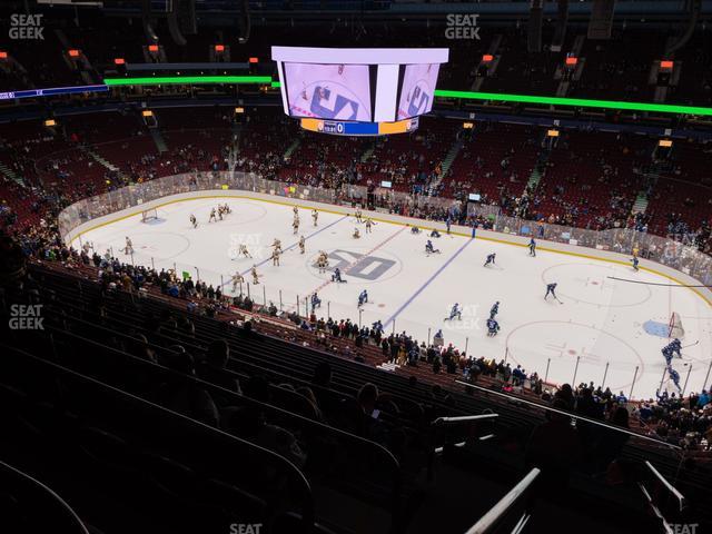 Rogers Arena - Section 406 Seat View