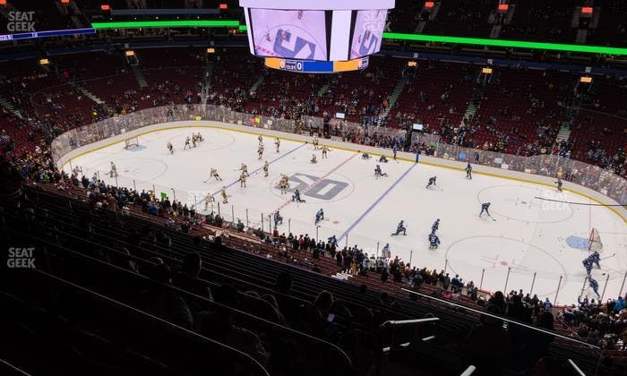 Rogers Arena - Section 406 Seat View