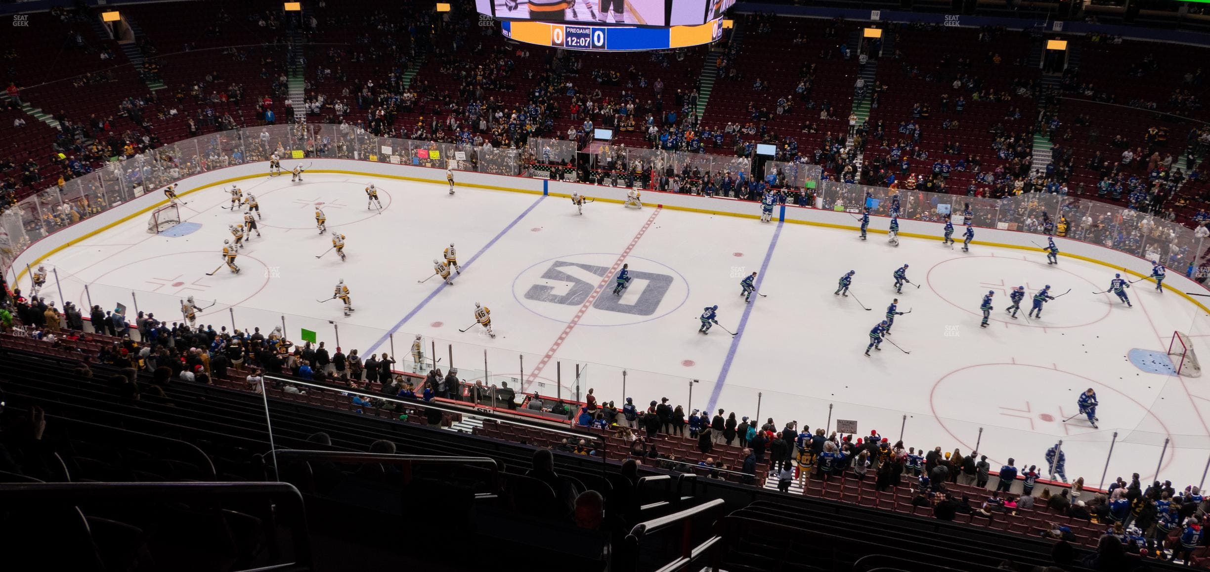 Rogers Arena - Section 407 Seat View