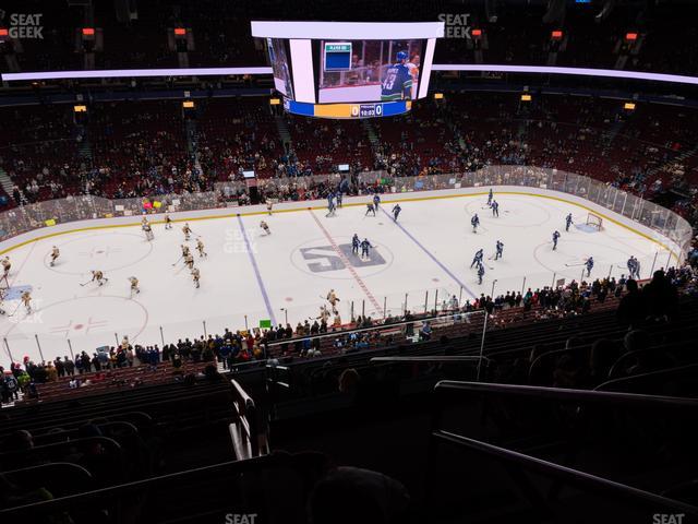 Rogers Arena - Section 408 Seat View