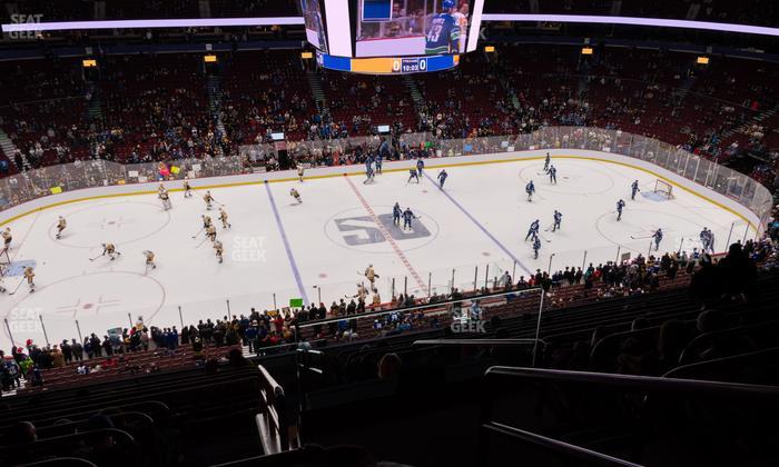 Rogers Arena - Section 408 Seat View