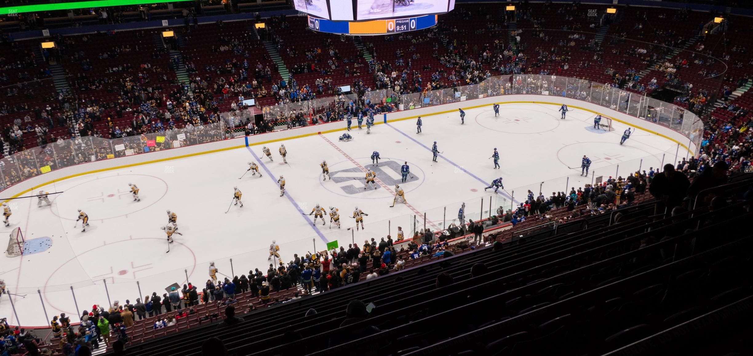 Rogers Arena - Section 409 Seat View