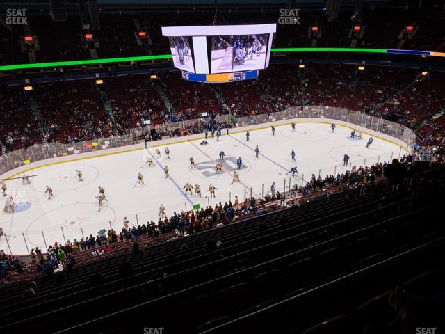Rogers Arena - Section 409 Seat View