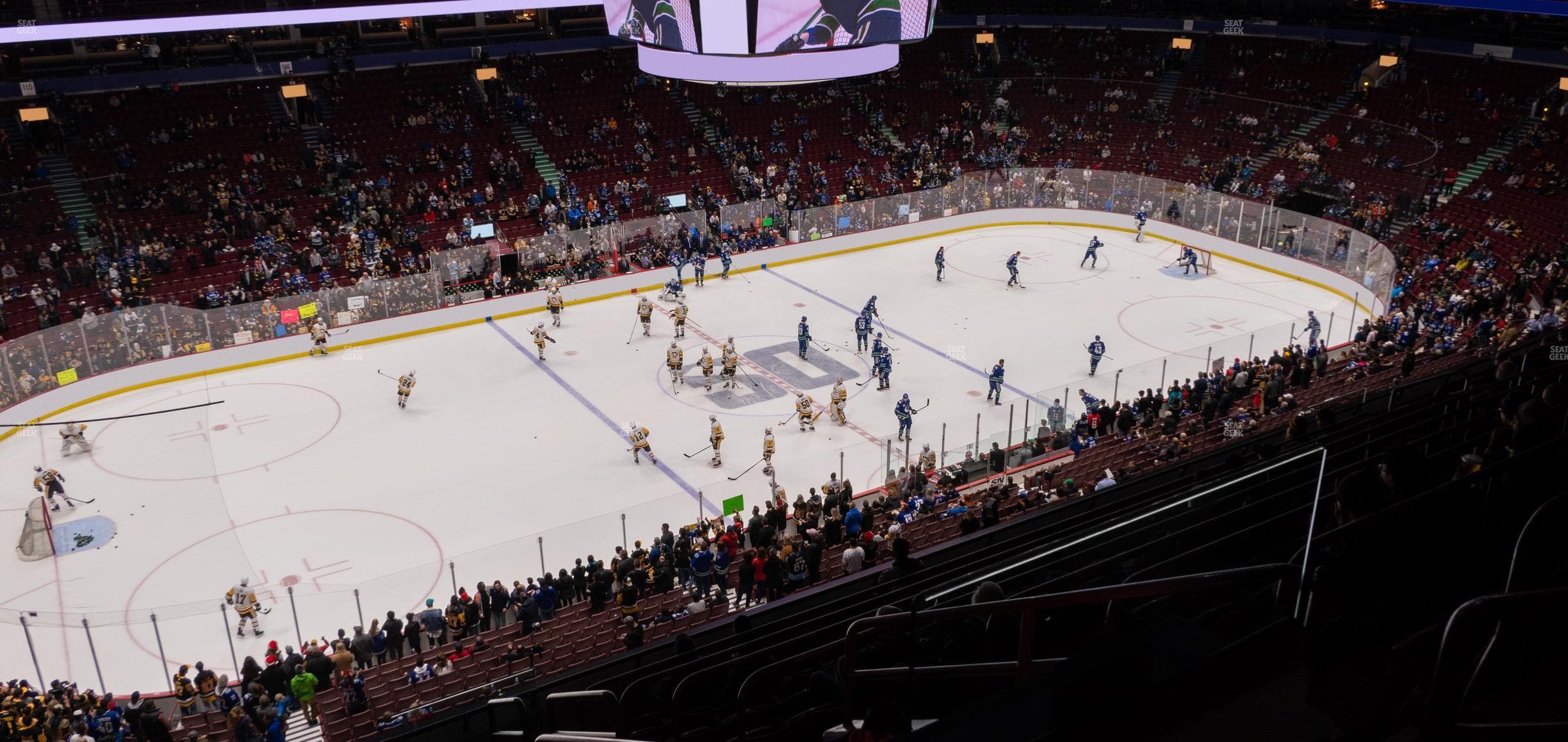 Rogers Arena - Section 410 Seat View