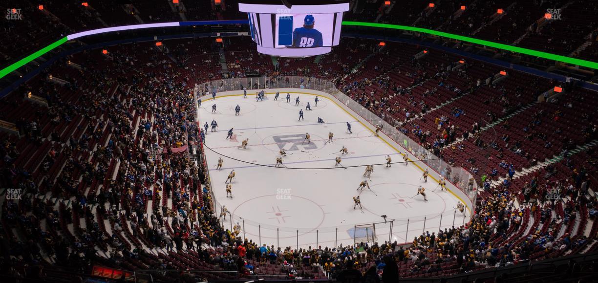 Rogers Arena - Section 417 Seat View