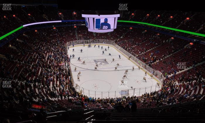 Rogers Arena - Section 417 Seat View