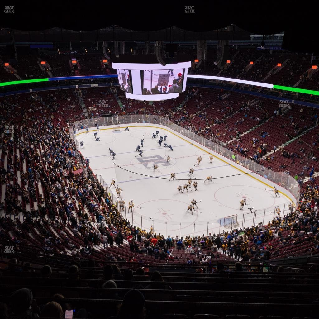 Rogers Arena - Section 418 Seat View