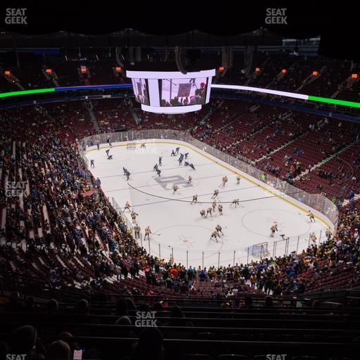 Rogers Arena - Section 418 Seat View