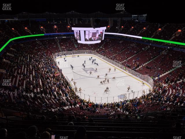 Rogers Arena - Section 418 Seat View