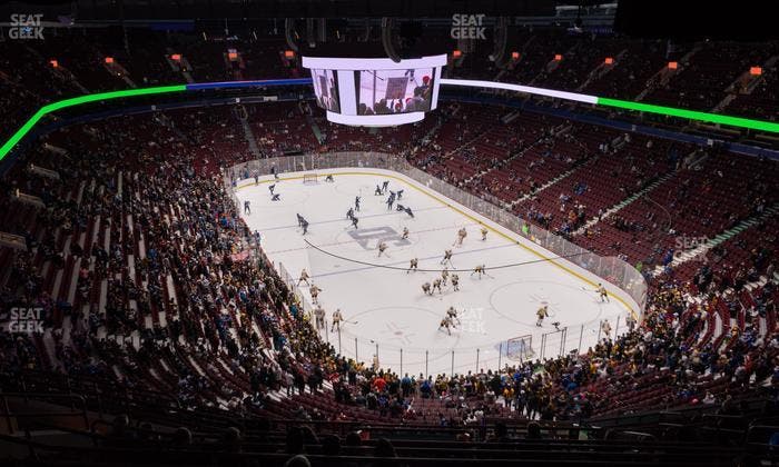 Rogers Arena - Section 418 Seat View