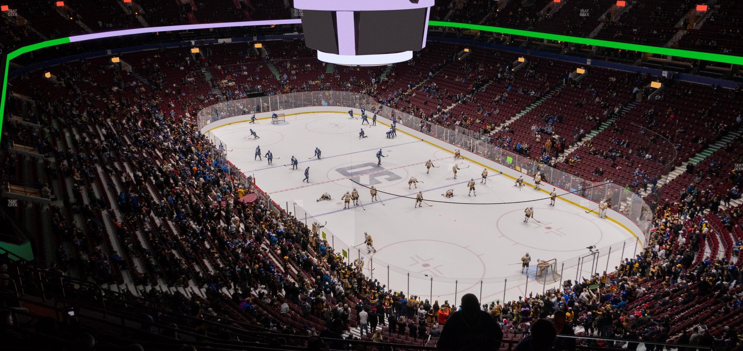 Rogers Arena - Section 419 Seat View