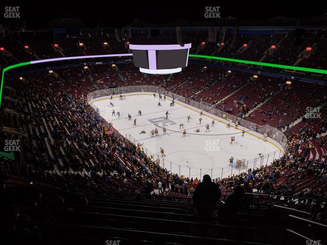 Rogers Arena - Section 419 Seat View