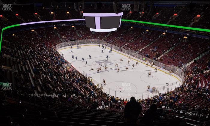 Rogers Arena - Section 419 Seat View