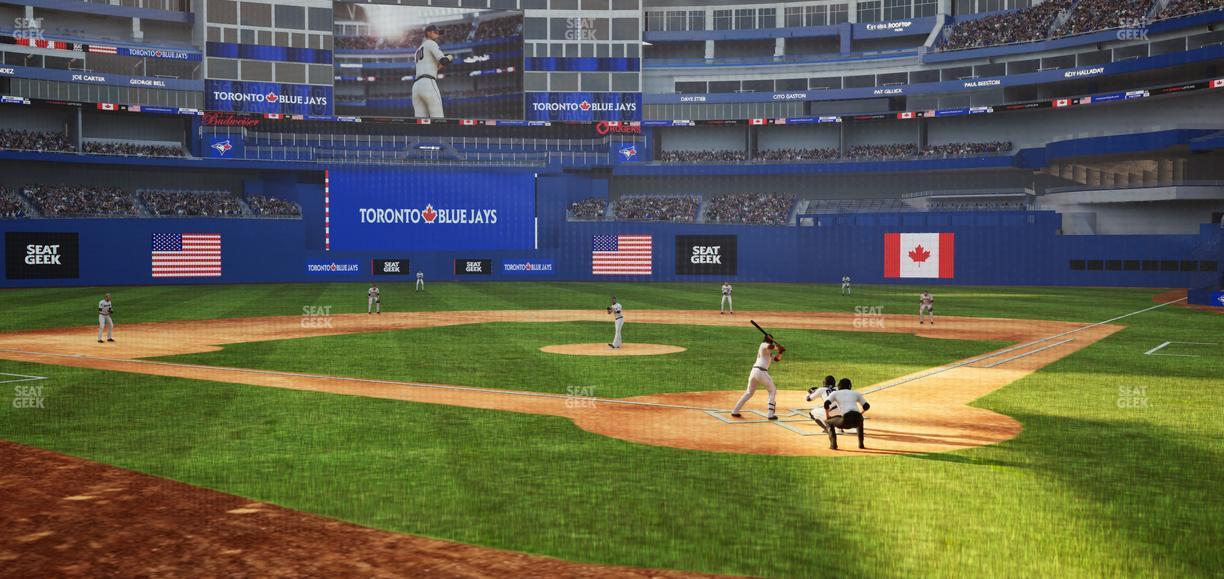 Rogers Centre - Section 4 Seat View