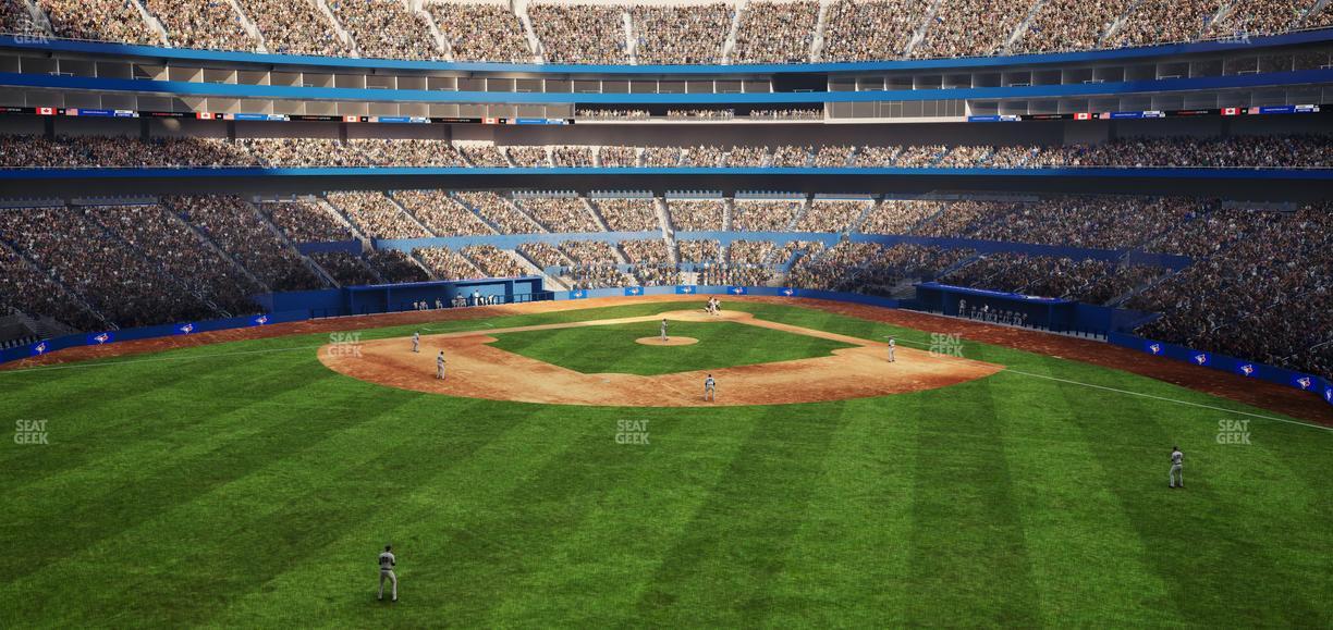 Rogers Centre - Section Budweiser Home Run Zone Seat View