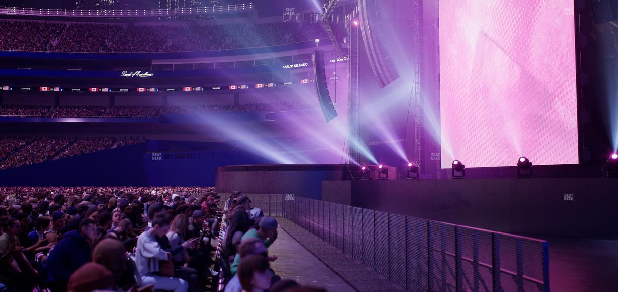 Rogers Centre - Section Floor A 8 Seat View