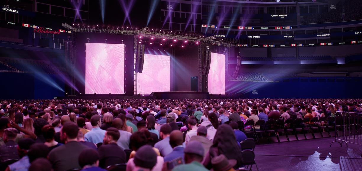 Rogers Centre - Section Floor B 1 Seat View