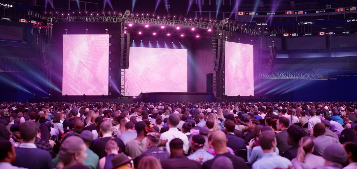 Rogers Centre - Section Floor B 3 Seat View