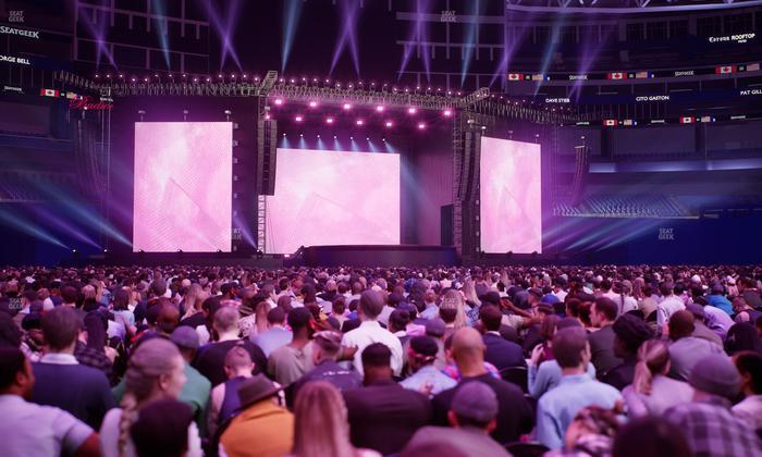 Rogers Centre - Section Floor B 3 Seat View