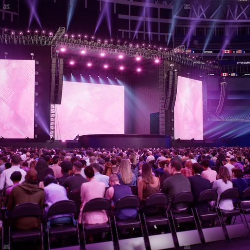Rogers Centre - Section Floor B 3 Seat View