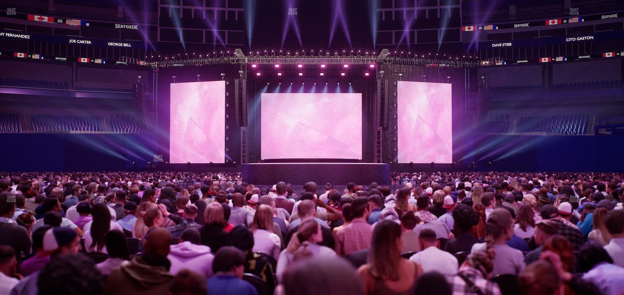 Rogers Centre - Section Floor B 4 Seat View