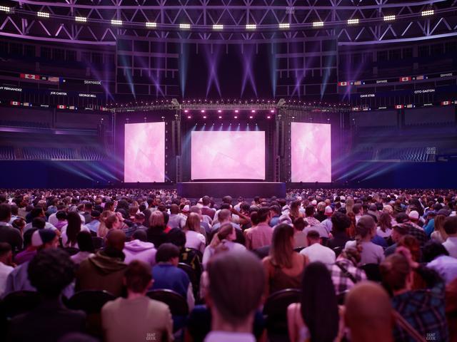 Rogers Centre - Section Floor B 4 Seat View