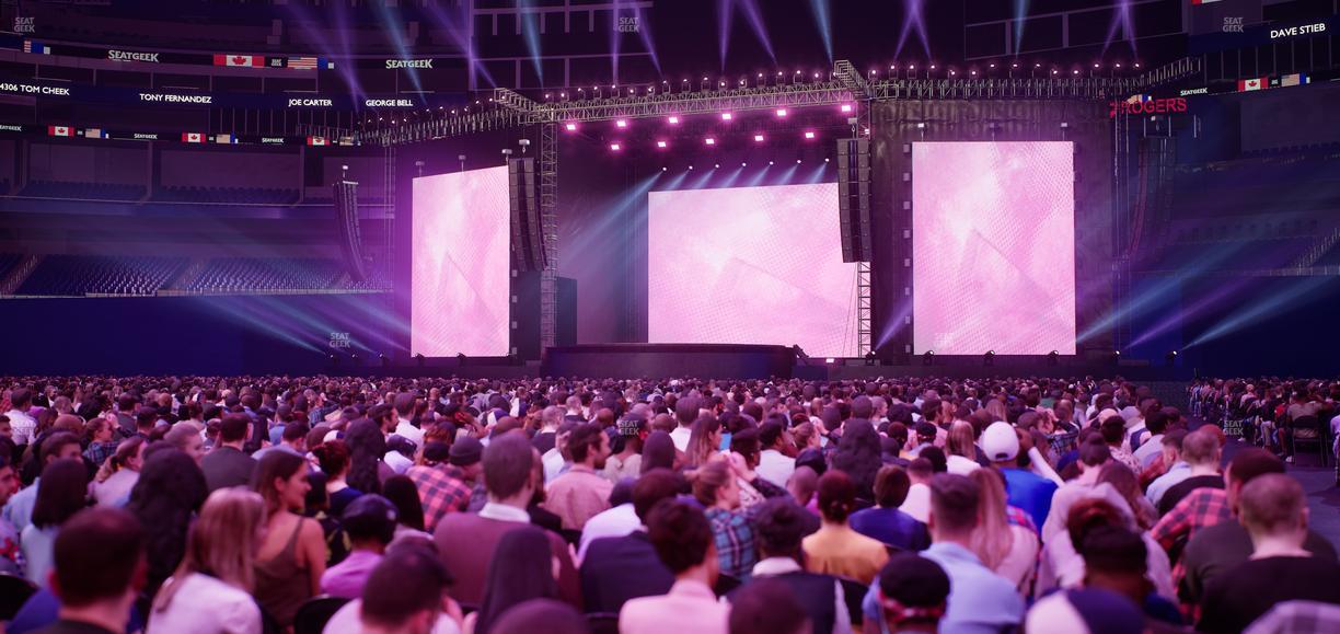 Rogers Centre - Section Floor B 5 Seat View