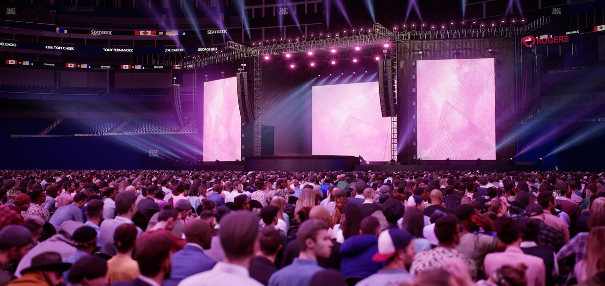 Rogers Centre - Section Floor B 6 Seat View